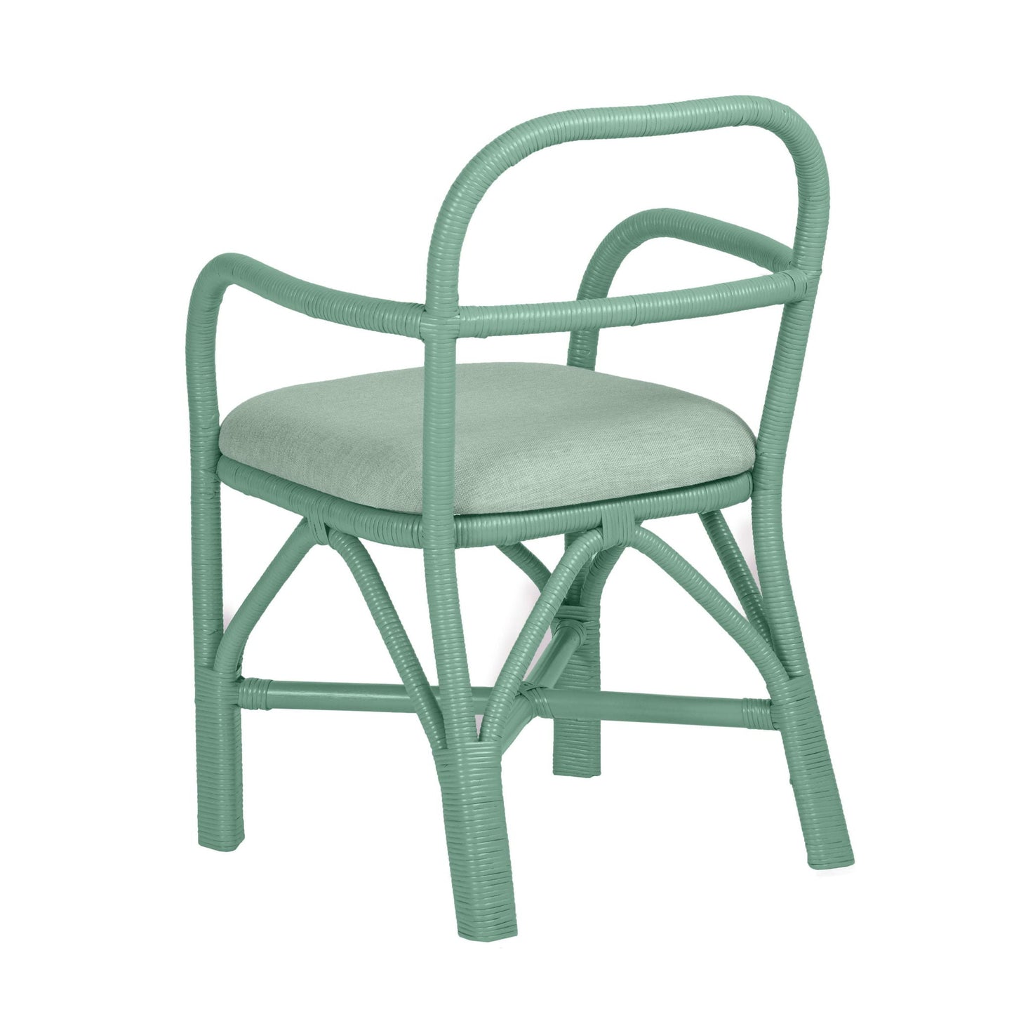 Ginny - Chaise de salle à manger en rotin