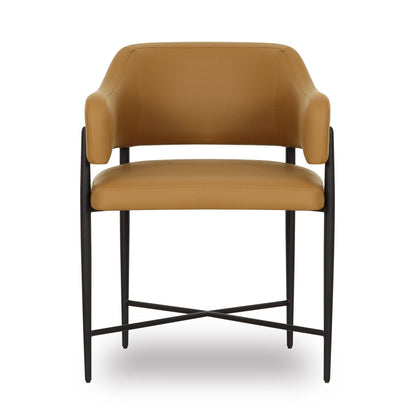 Sezanne - Chaise de salle à manger en cuir végétalien