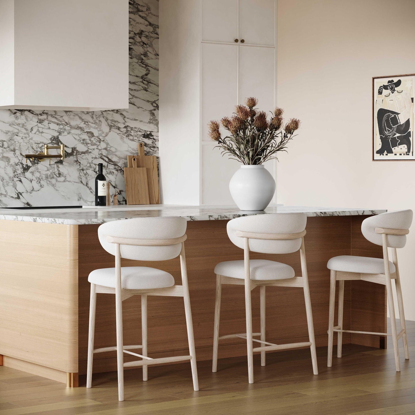 Zinea - Tabouret de comptoir