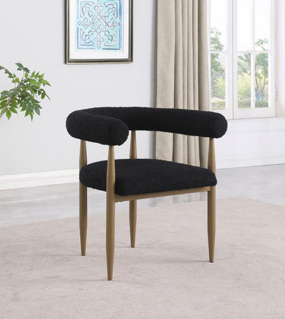 Dunmore - Chaise de salle à manger rembourrée Boucle (lot de 2)