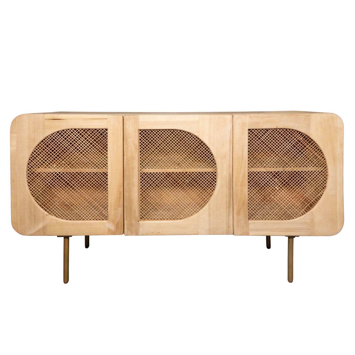 Buffet 3 portes en bois 63/34 - Marron clair