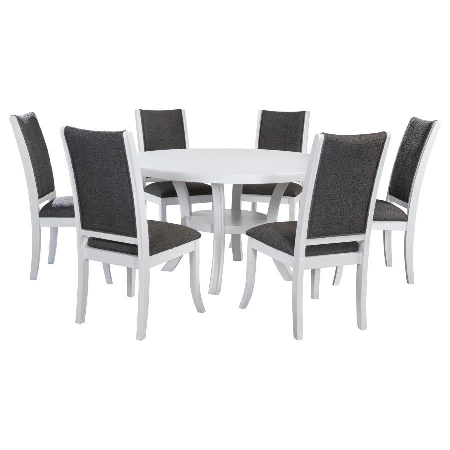 Judd - Ensemble de table à manger ronde en bois