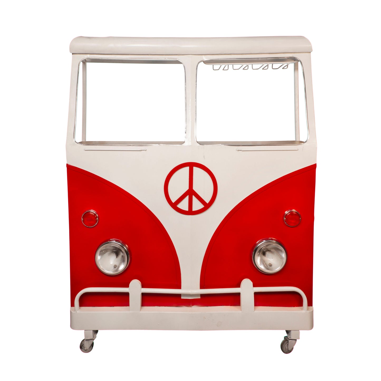 Barre de toit métallique pour bus Kombi 69 - Rouge
