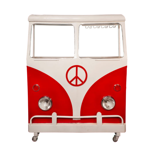 Barre de toit métallique pour bus Kombi 69 - Rouge
