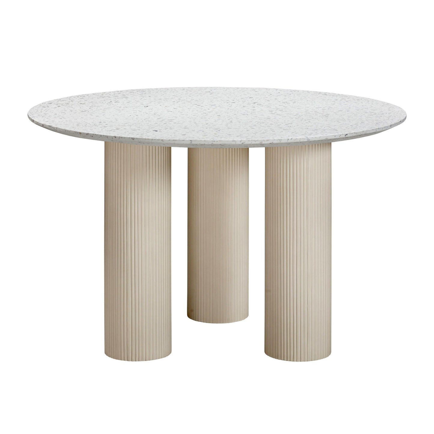 Parcino - Table à manger intérieure/extérieure en béton - Terrazzo