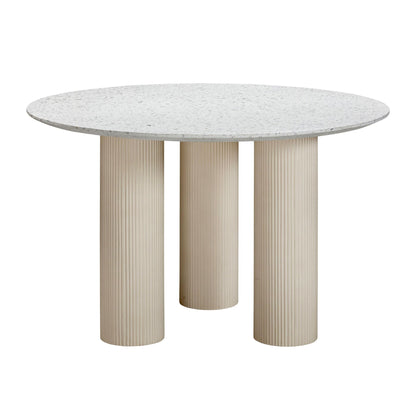 Parcino - Table à manger intérieure/extérieure en béton - Terrazzo