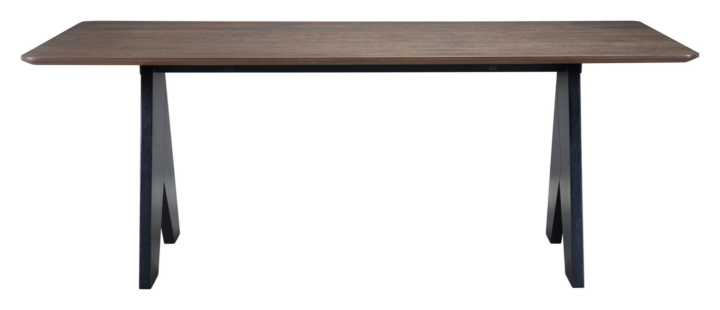 Lisse - Table à manger rectangulaire - Espresso