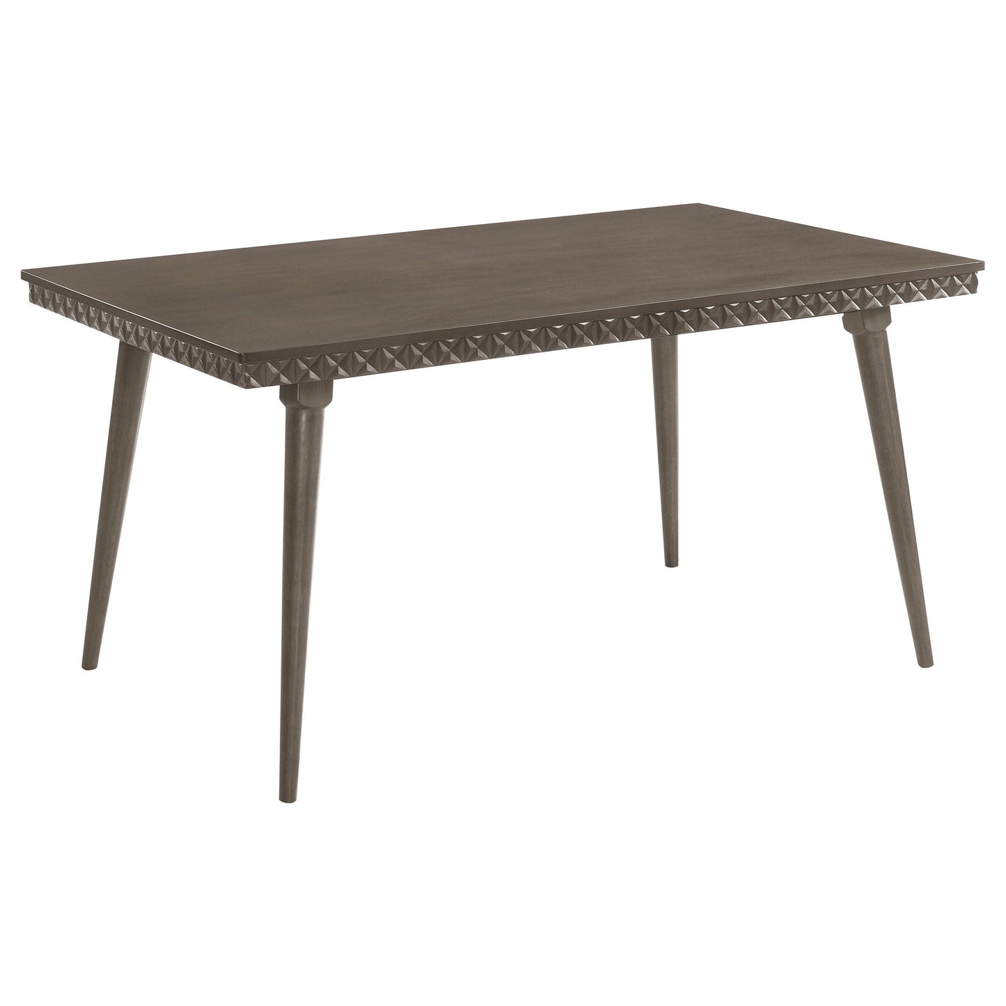 Onslow - Table à manger rectangulaire en bois - Marron foncé