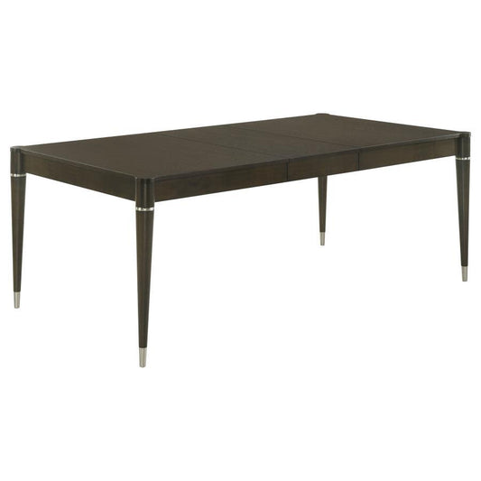 Reseda - Table à manger à rallonges - Brun cendré