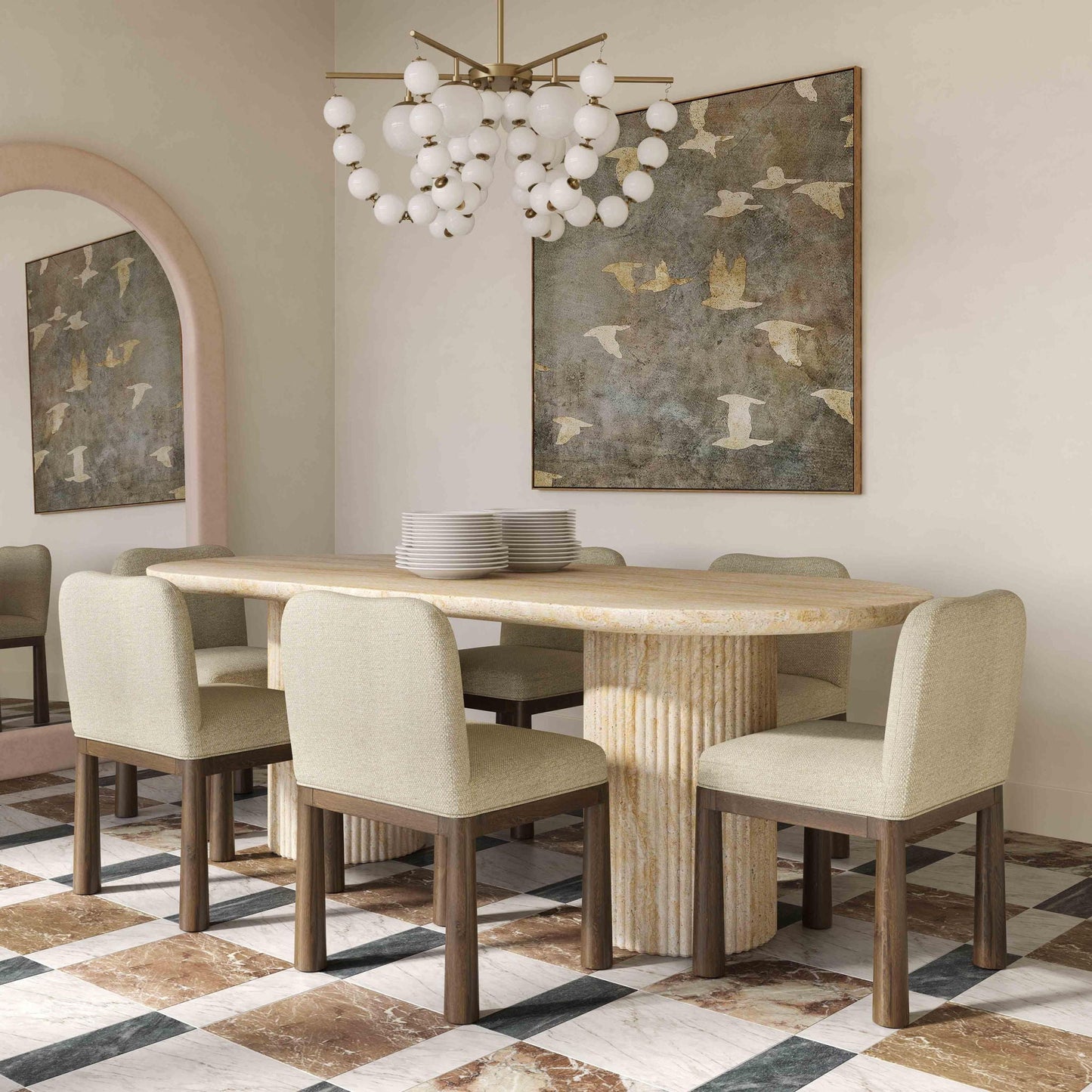 Brut - Table à manger intérieure/extérieure