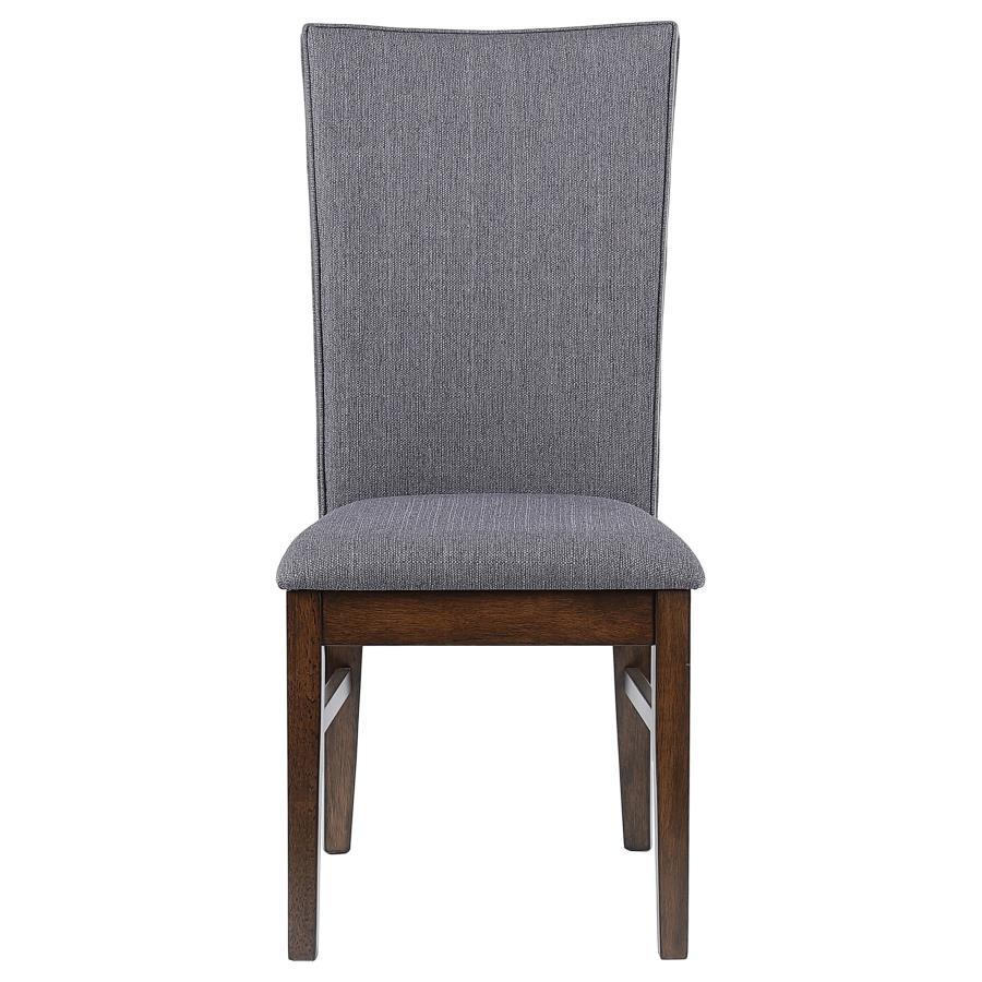 Sherwood - Chaise de salle à manger rembourrée (lot de 2) - Gris