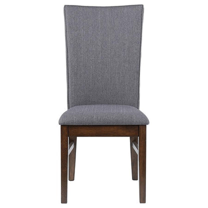 Sherwood - Chaise de salle à manger rembourrée (lot de 2) - Gris