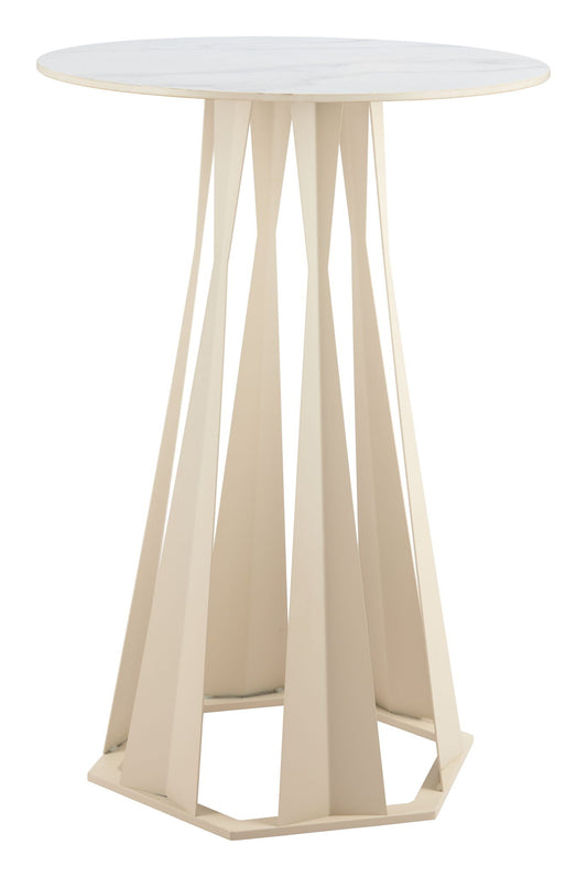 Axis - Table de bar - Blanc