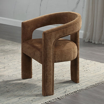 Leonardo - Fauteuil (lot de 2) - Lin marron