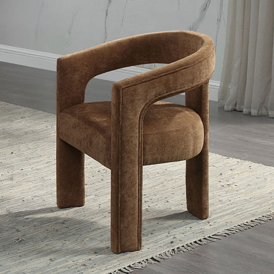 Leonardo - Fauteuil (lot de 2) - Lin marron
