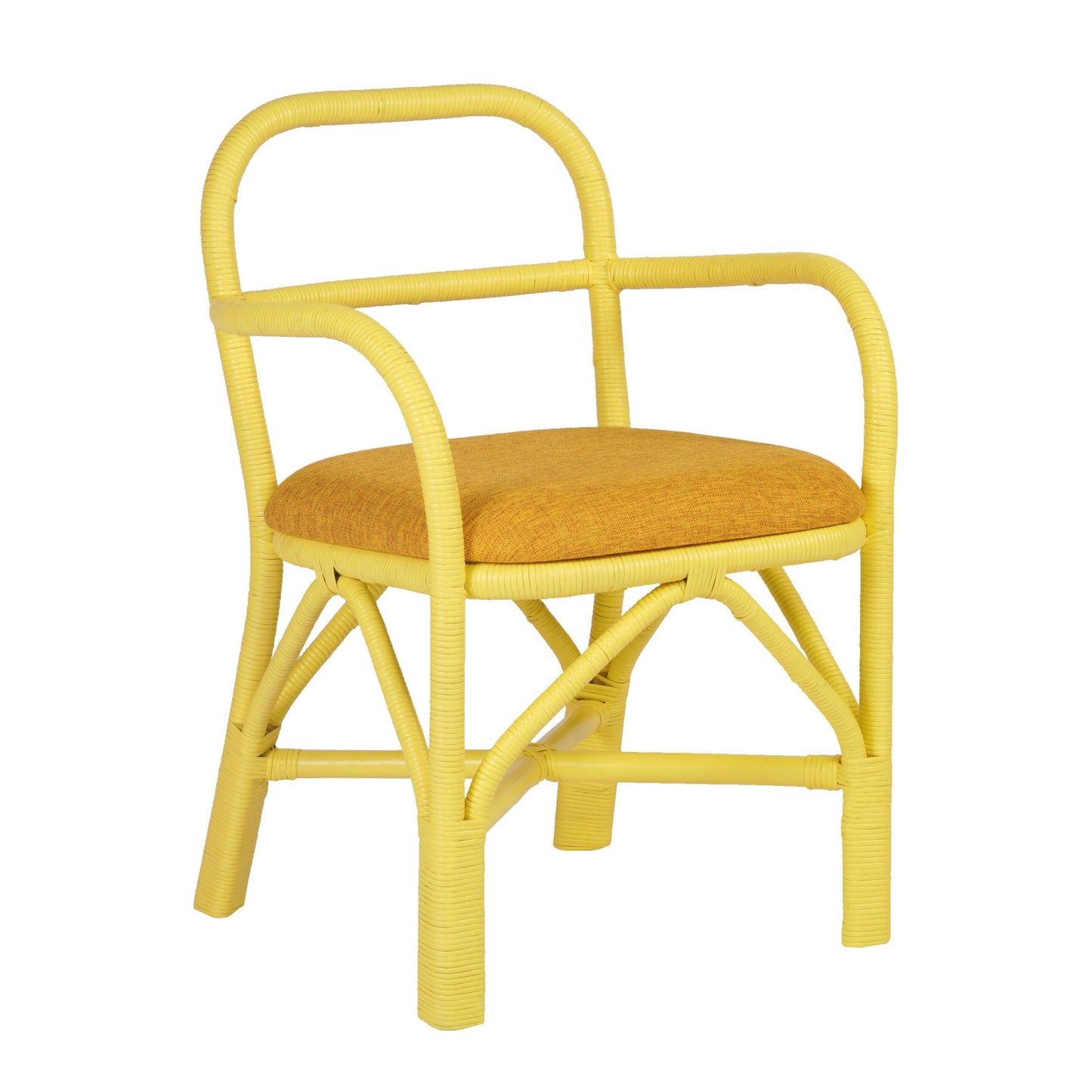 Ginny - Chaise de salle à manger en rotin