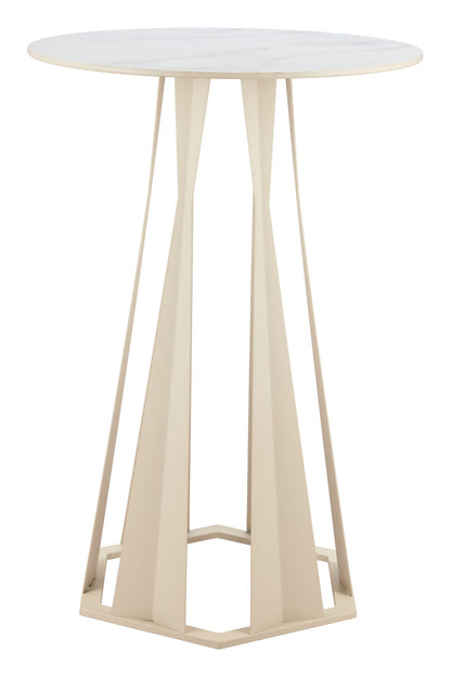 Axis - Table de bar - Blanc