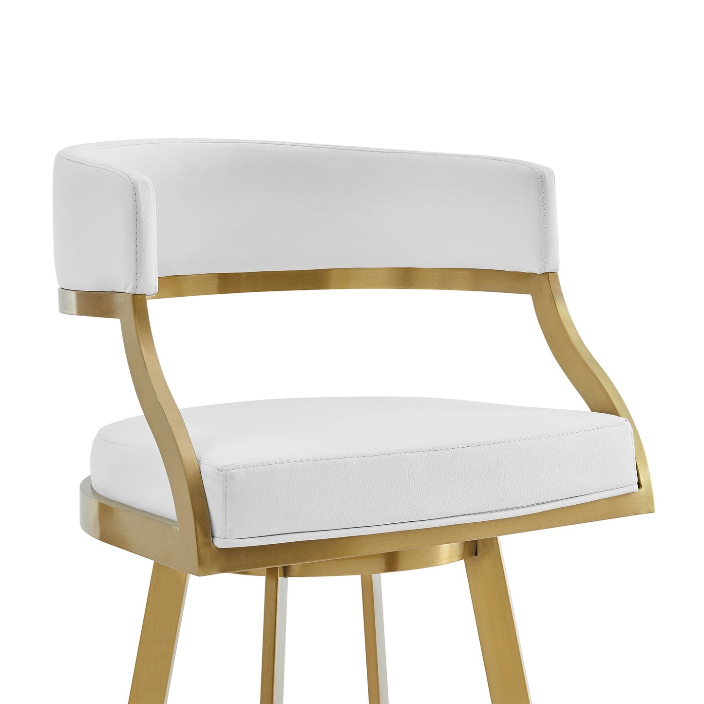 Saturn - Tabouret pivotant - Pieds dorés
