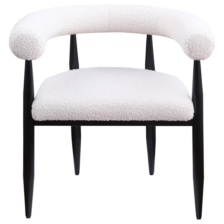 Dunmore - Chaise de salle à manger rembourrée Boucle (lot de 2)