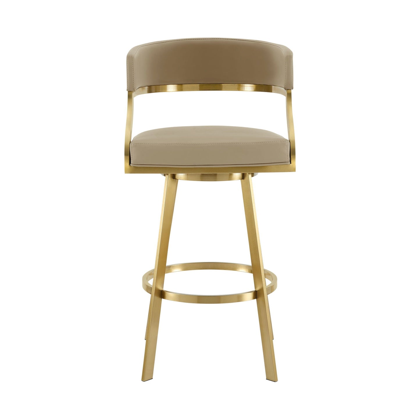 Saturn - Tabouret pivotant - Pieds dorés