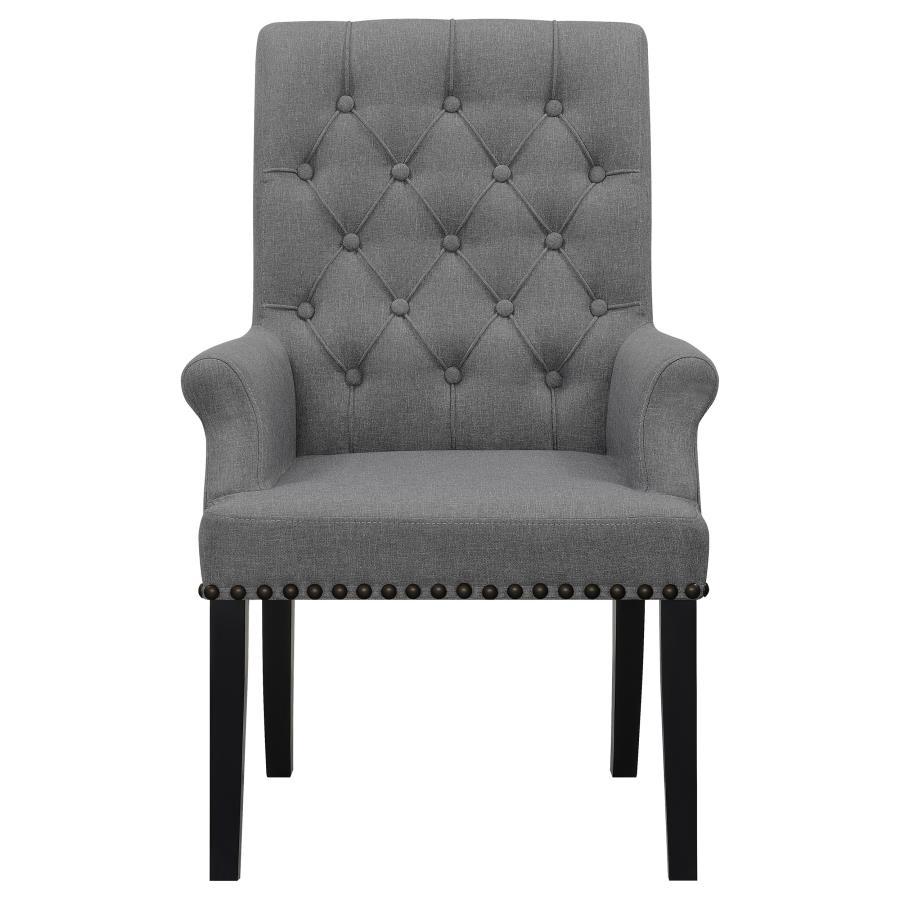 Alana - Chaise de salle à manger rembourrée en tissu
