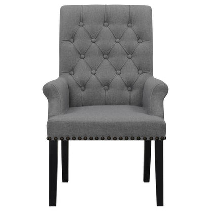 Alana - Chaise de salle à manger rembourrée en tissu