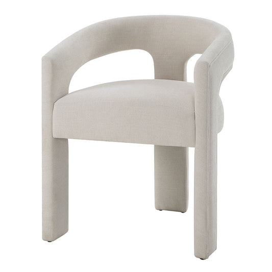 Gamarya - Chaise d'appoint (lot de 2) - Chenille blanche