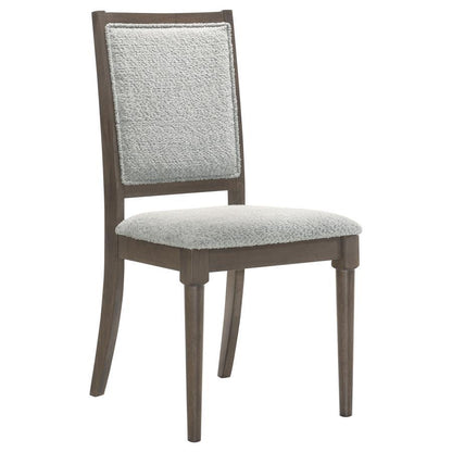 Onslow - Chaise de salle à manger rembourrée (lot de 2) - Marron foncé