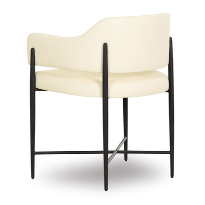 Sezanne - Chaise de salle à manger en cuir végétalien
