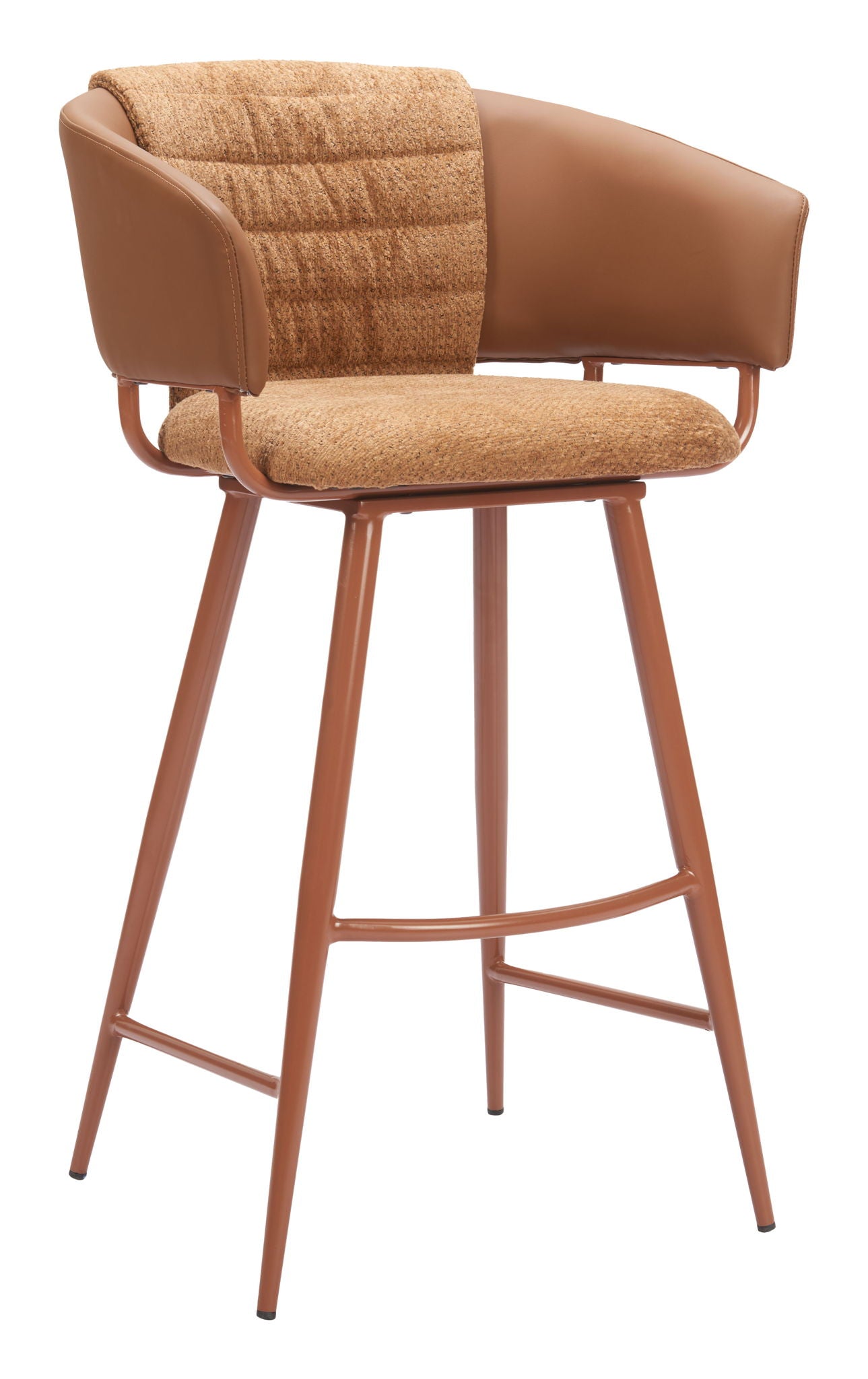 Tabouret de bar Juno (lot de 2) - Marron