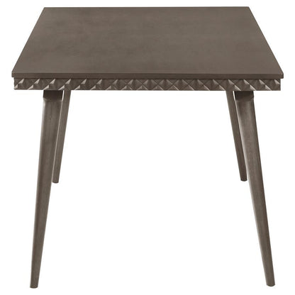 Onslow - Table à manger rectangulaire en bois - Marron foncé