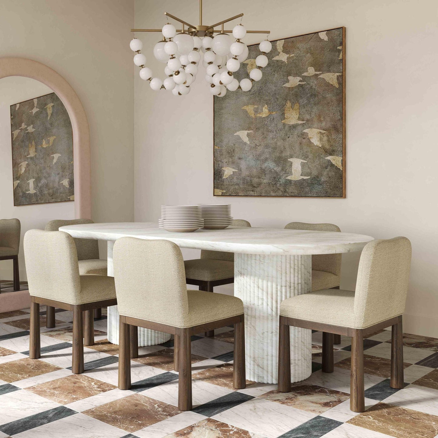 Brut - Table à manger intérieure/extérieure