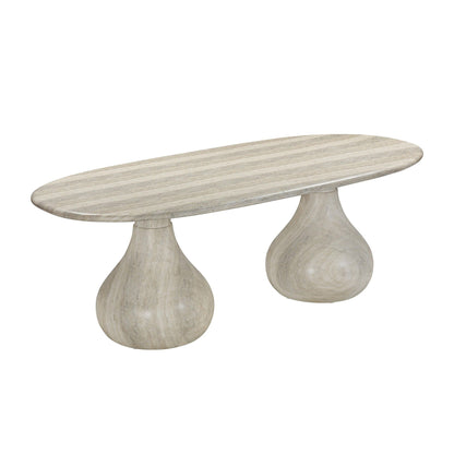 Smooch - Table à manger ovale d'intérieur/extérieur 87