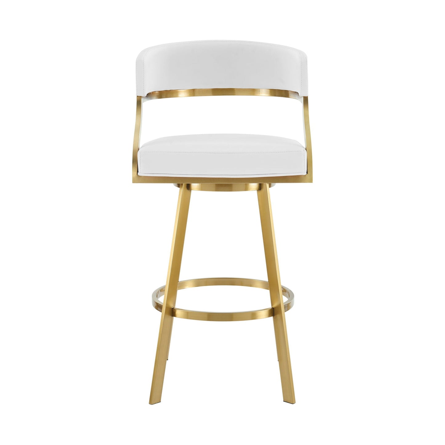 Saturn - Tabouret pivotant - Pieds dorés