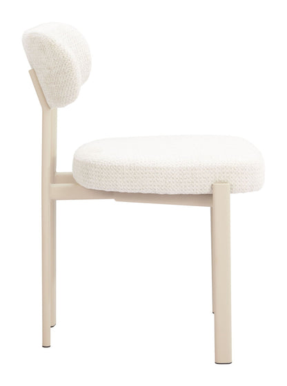 Aurea - Chaise de salle à manger (lot de 4) - Gris clair