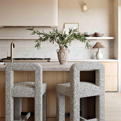 Hazel - Tabouret de comptoir Boucle
