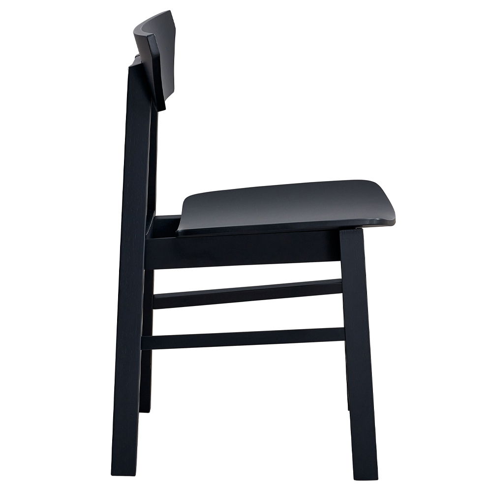 Briar - Chaise d'appoint (lot de 4) - Noir