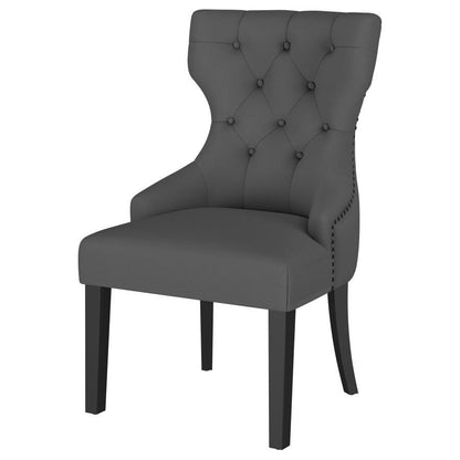 Baney - Chaise de salle à manger rembourrée en tissu