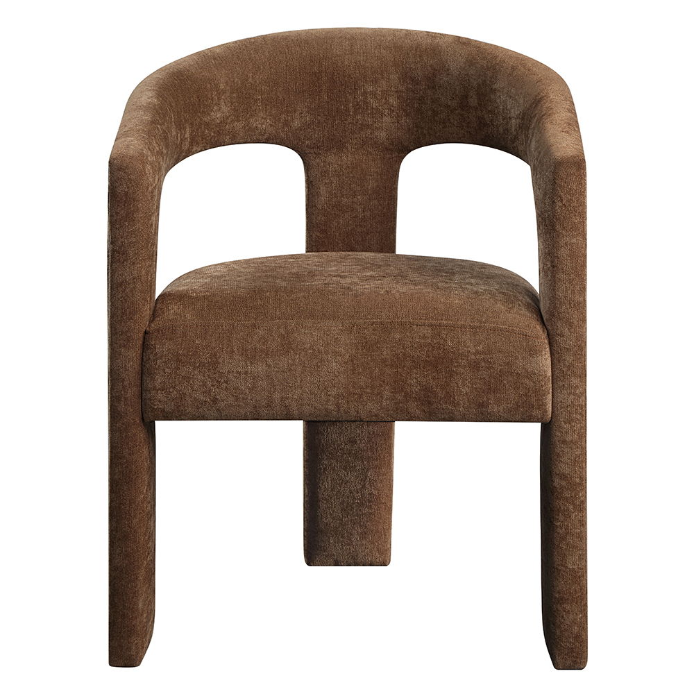 Leonardo - Fauteuil (lot de 2) - Lin marron