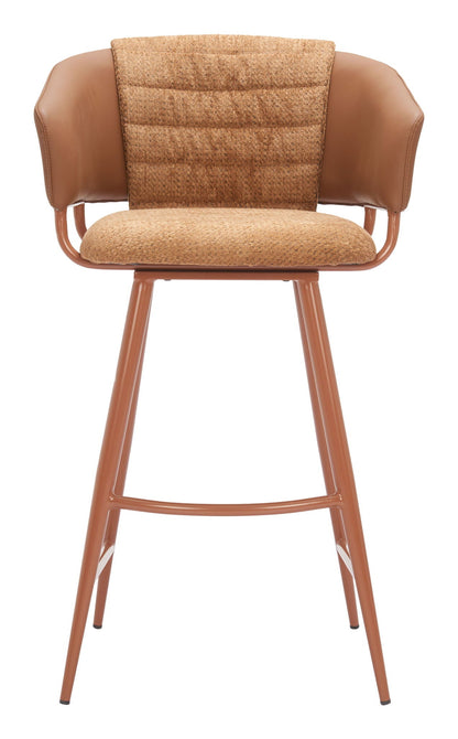 Tabouret de bar Juno (lot de 2) - Marron
