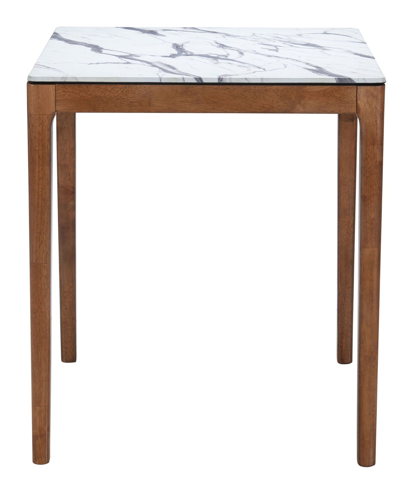 Eva - Table de comptoir - Blanc