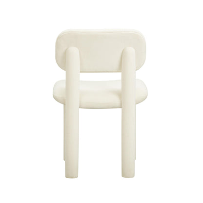 Elise - Chaise de salle à manger en velours