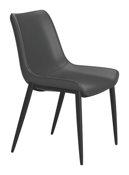 Magnus - Chaise de salle à manger (lot de 2) - Noir