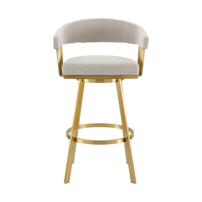 Chelsea - Tabouret pivotant en tissu