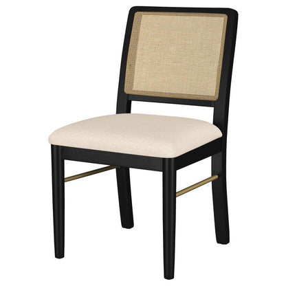 Arini - Chaise de salle à manger en rotin (lot de 2)