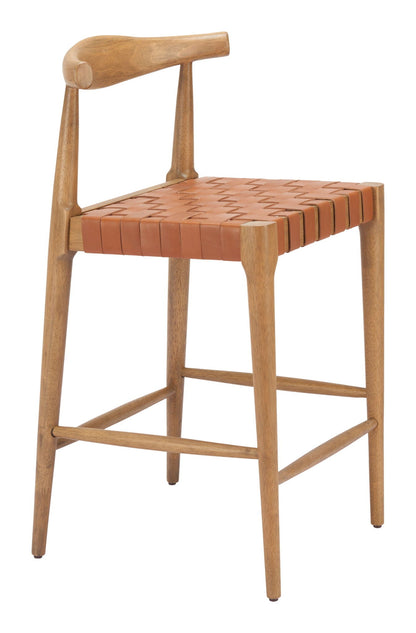 Bandani - Tabouret de bar (lot de 2) - Tan