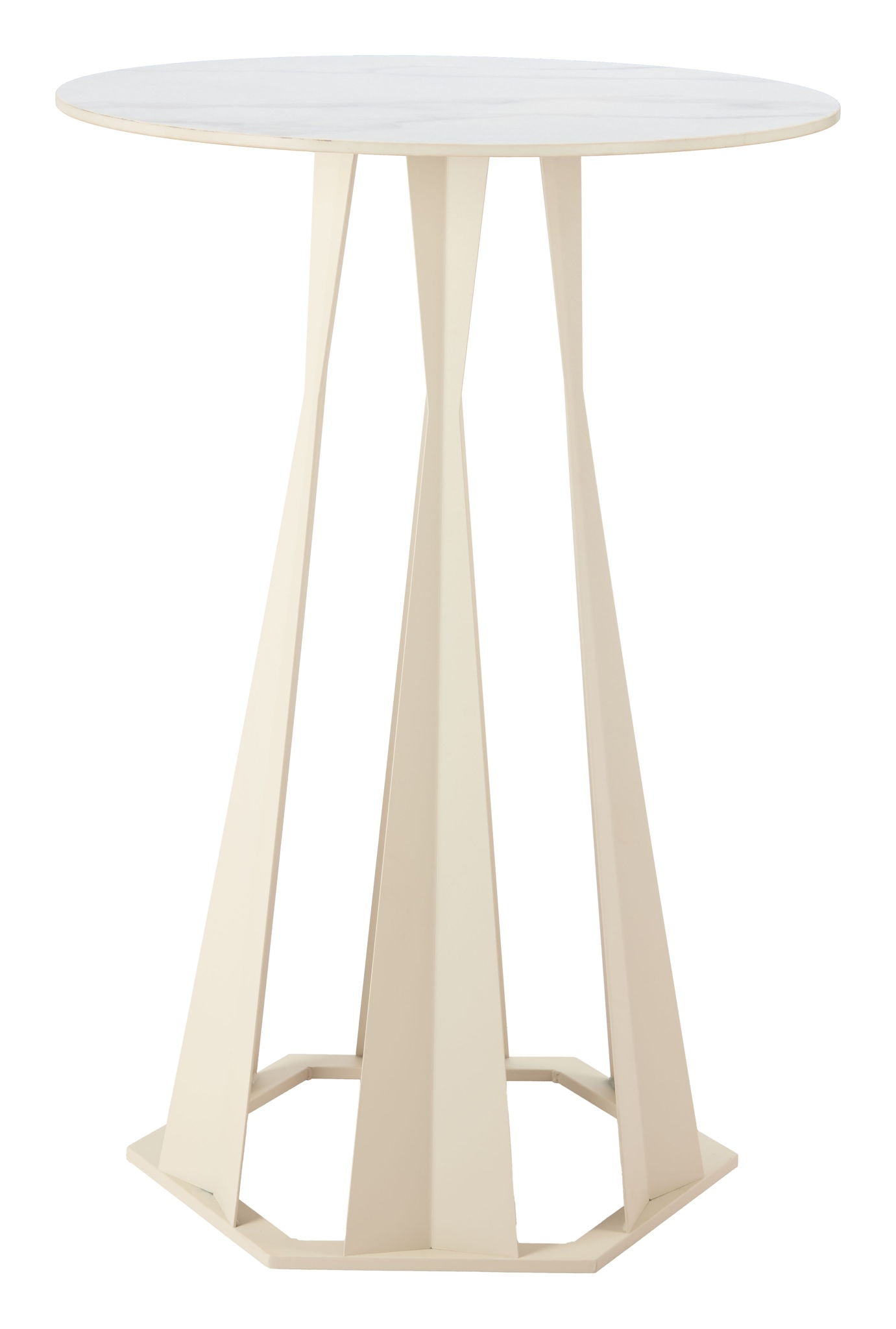 Axis - Table de bar - Blanc
