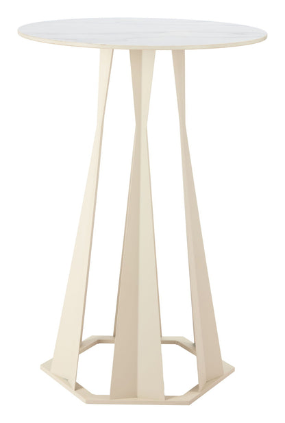 Axis - Table de bar - Blanc