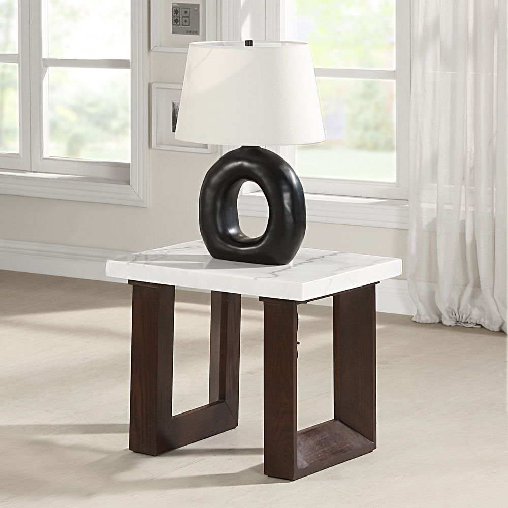 Edwyn - Table avec plateau en marbre