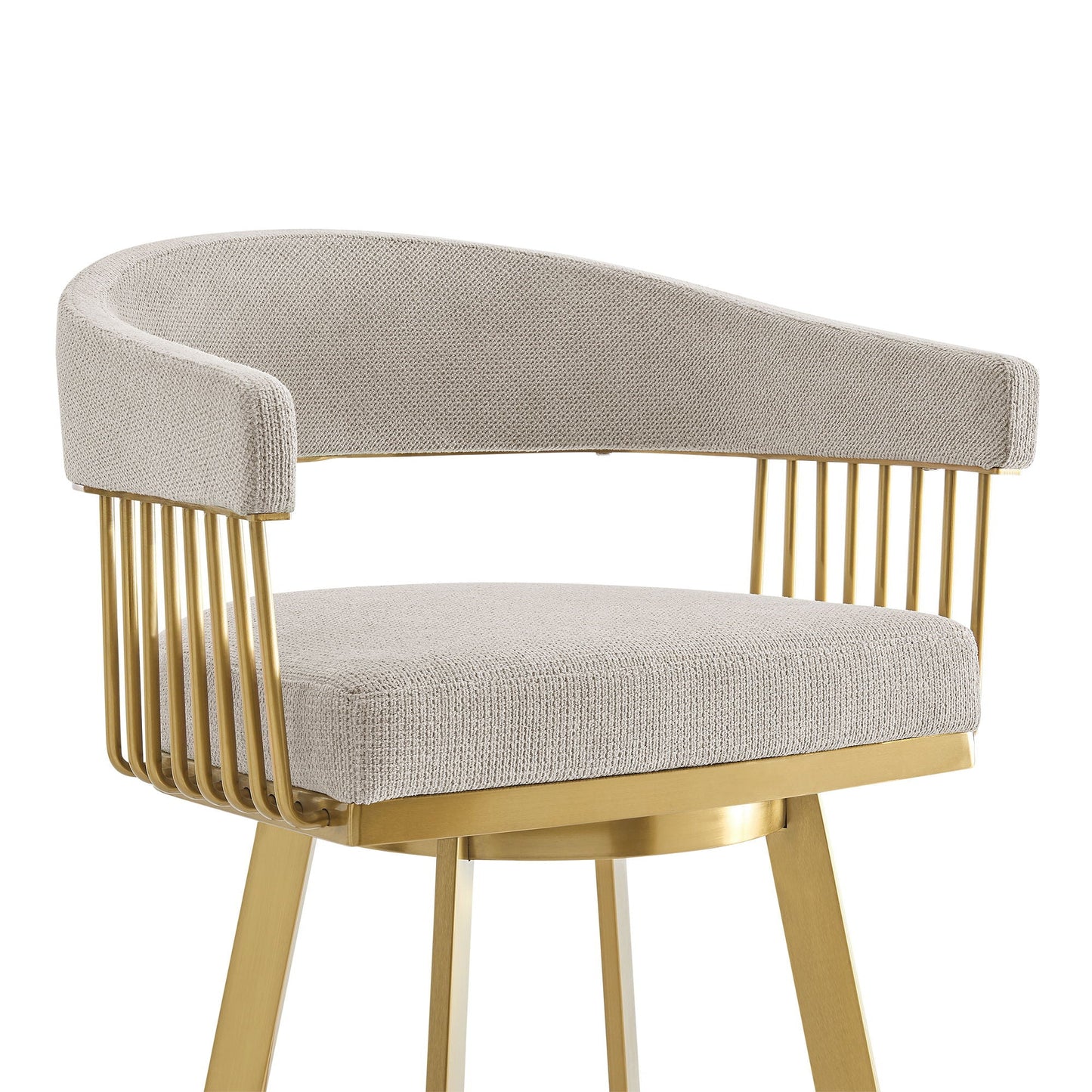Chelsea - Tabouret pivotant en tissu